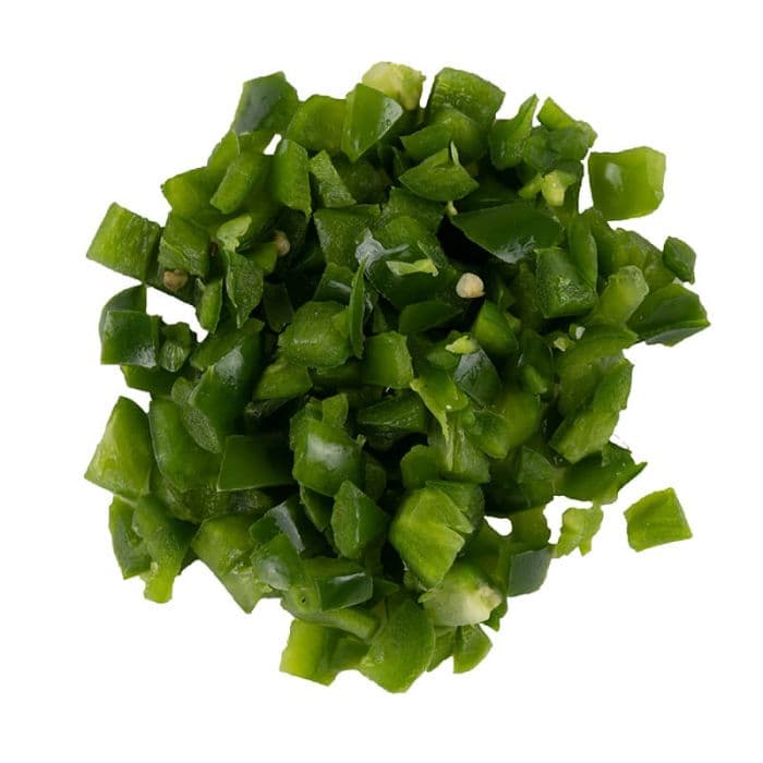1/4" diced jalapeños