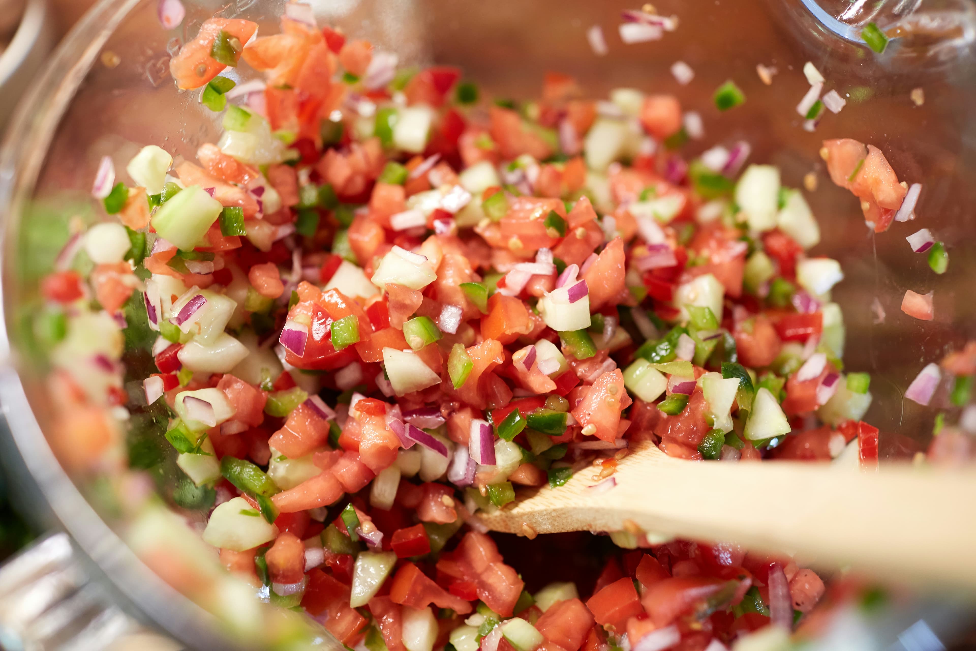 Salsa roja base, fresh-cut