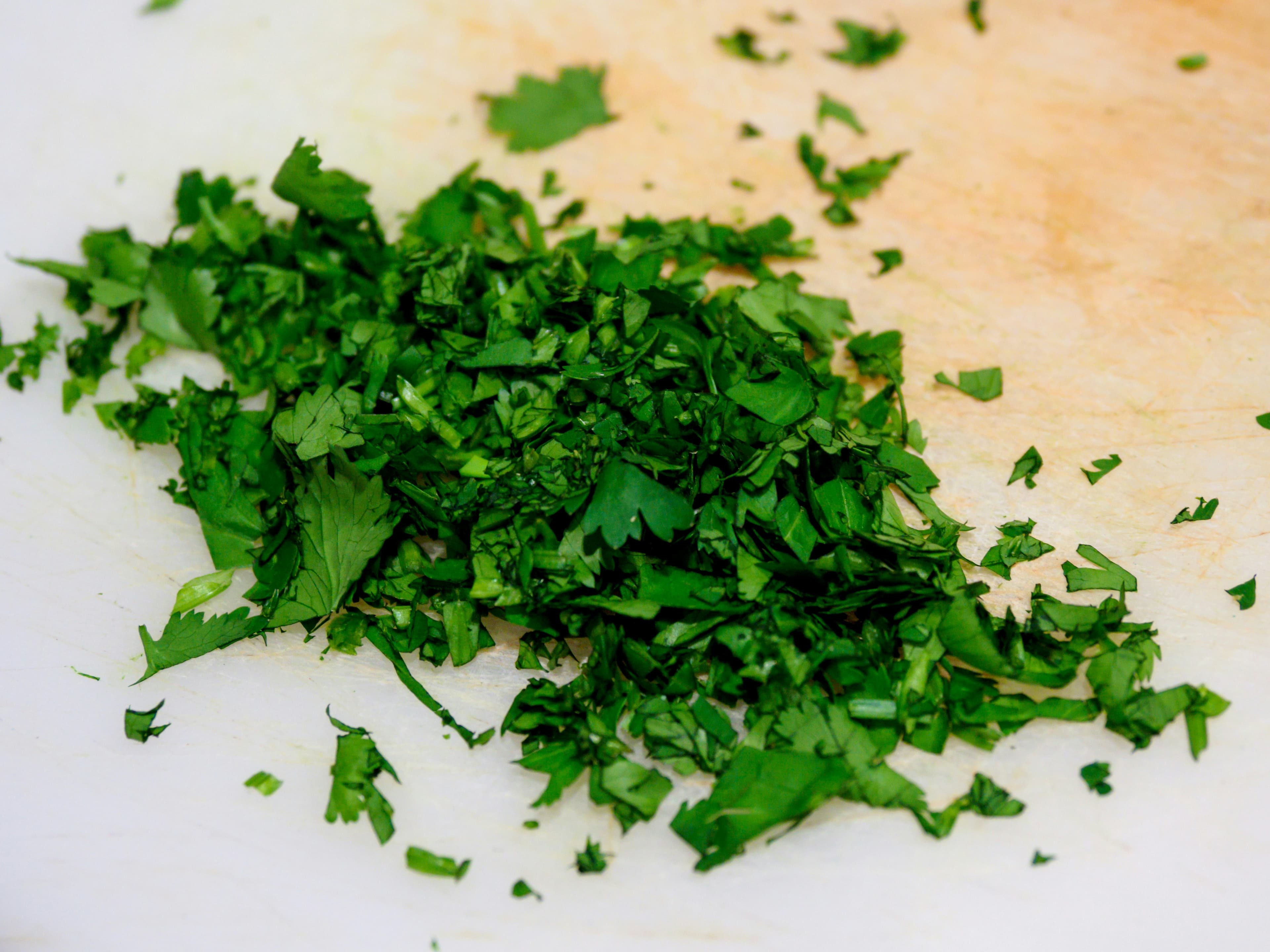 Chopped cilantro